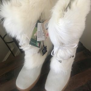 Oscar Julia Real Goat Fur Handmade In Italy
